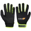 Grays G500 Gel Hockey Gloves - Black/Neon Yellow (2023/24)