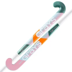 Grays GX2000 Dynabow Hockey Stick - Mint/Coral (2023/24)