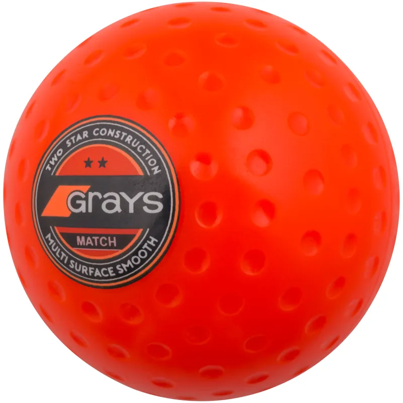 Grays Match Hockey Ball - Box Of 60 - Orange (2023/24)
