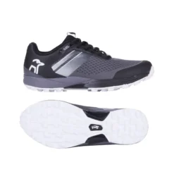 Kookaburra Shadow Junior Hockey Shoes - Black/White (2022/23)
