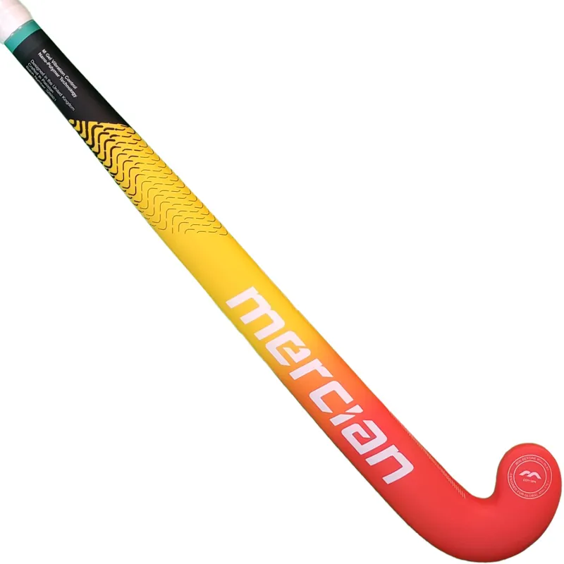 Mercian Genesis CF5 Pro Hockey Stick - Red/Yellow (2023/24)