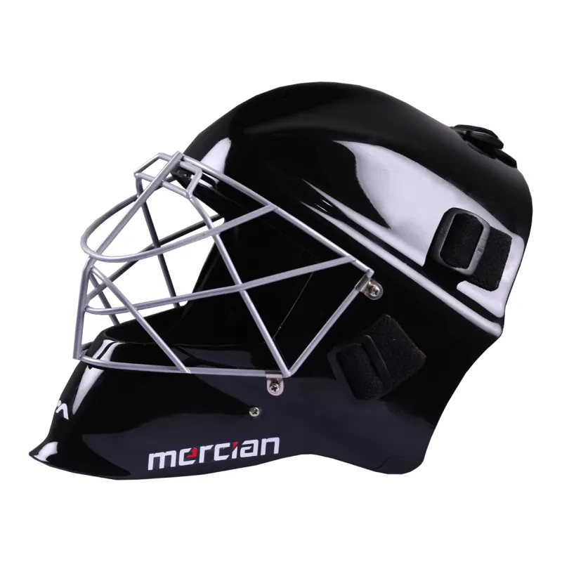Mercian Genesis Junior Goalie Helmet - Black (2022/23) - Image 3