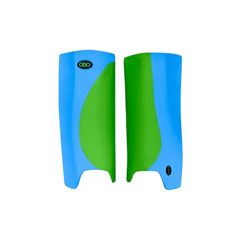 OBO Robo Hi-Rebound Legguards - Green/Peron Blue
