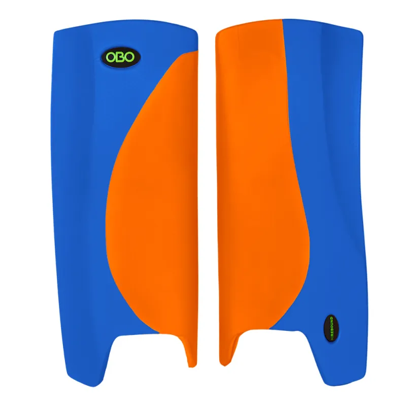 OBO Robo Hi-Rebound Legguards - Orange/Blue