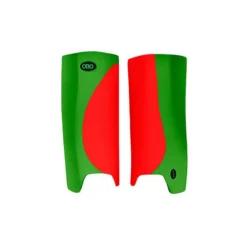 OBO Robo Hi-Rebound Legguards - Red/Green