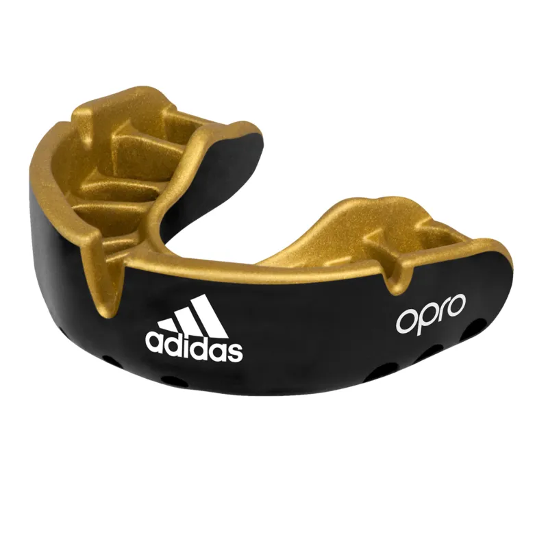 Opro Adidas Mouthguard Gold - Black