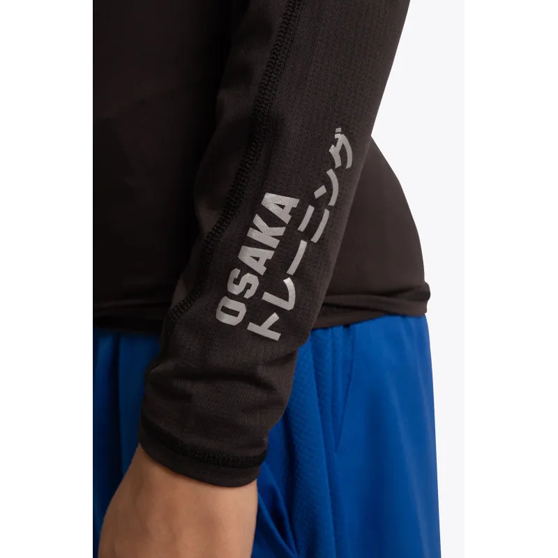 Osaka Deshi Junior Baselayer Top - Black (2023/24) - Image 2