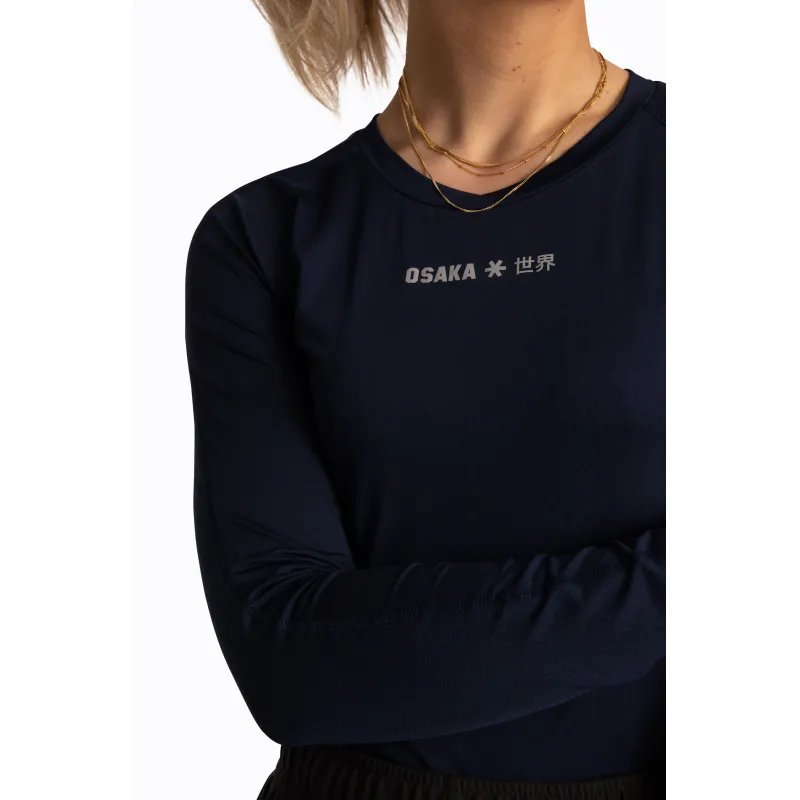 Osaka Womens Baselayer Top - Navy (2023/24) - Image 4