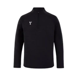 Y1 Unisex Fugi Quarter Zip Top - Black